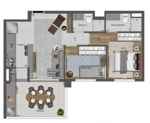 Imagem Apartamento com 2 Quartos à Venda, 64 m² em Jardim Prudência - São Paulo