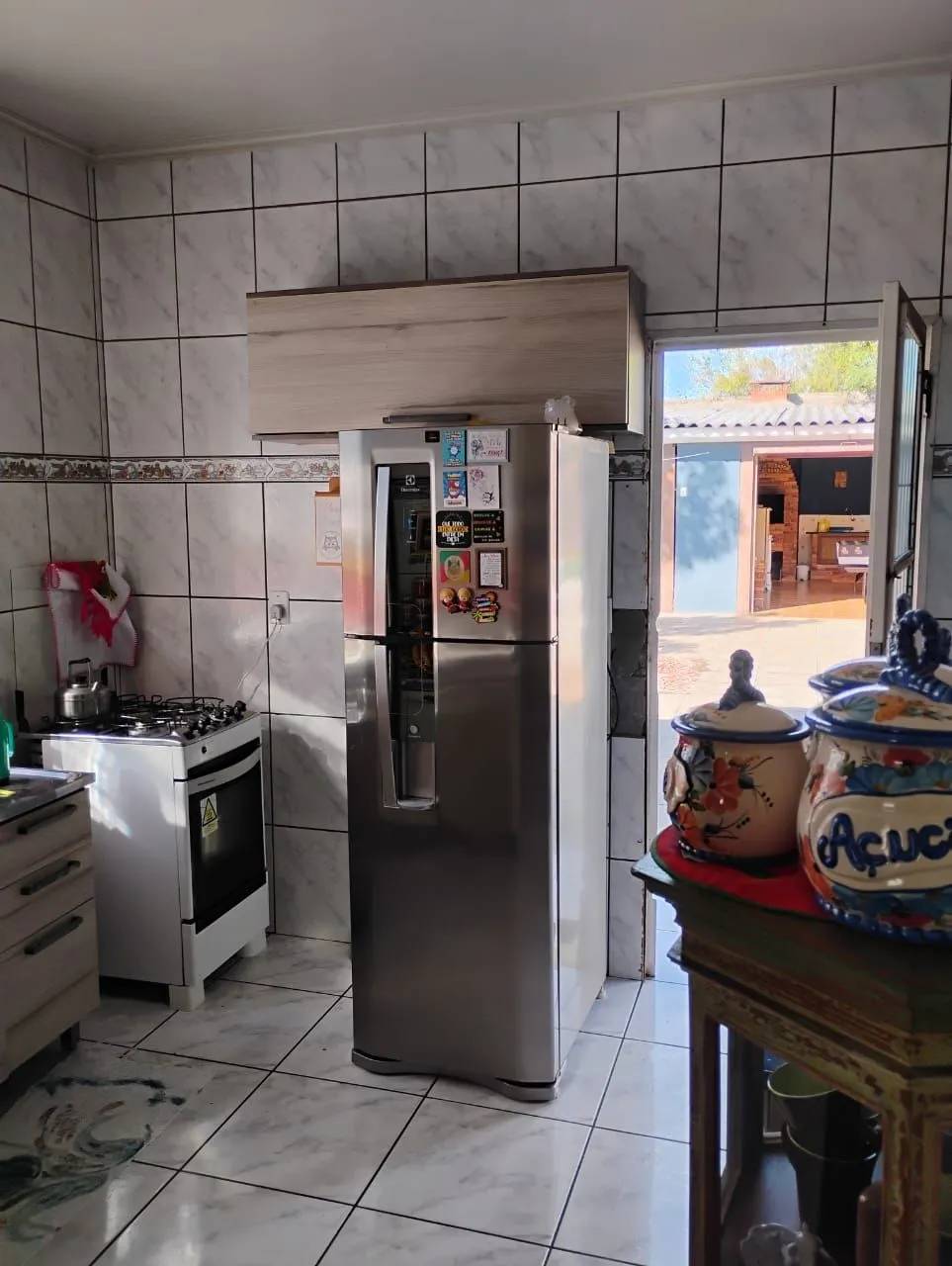 Imagem Casa térrea 3 dormitórios, 2 vagas cobertas as demais descobertas bairro cristal