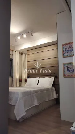 Imagem Flat disponível para locação no Condomínio Add Nova Berrini, com 33m², 1 dormitório e 1 vaga
