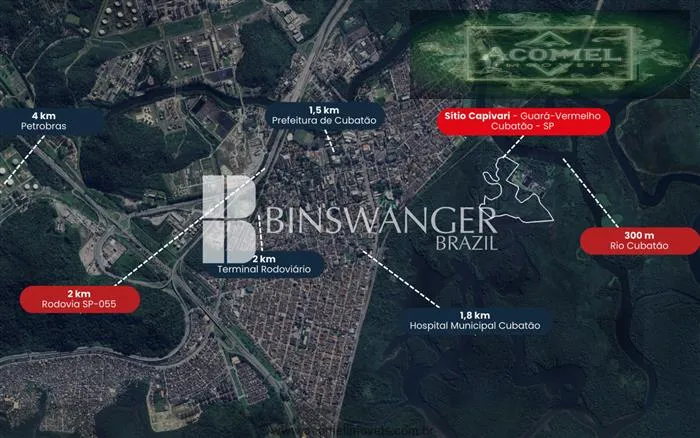 Imagem Terrenos Industriais para venda em Cubatão no bairro Jardim Casqueiro