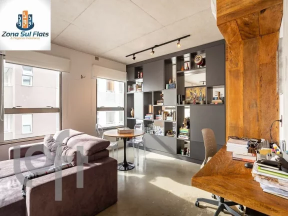 Imagem APARTAMENTO COM DESIGN CONTEMPORÂNEO NO ITAIM - SEMI MOBILIADO