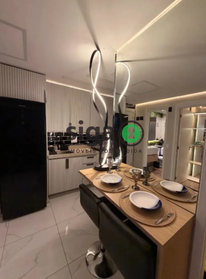 Imagem Apartamento com 2 quartos mobiliado e equipado em Santo Amaro