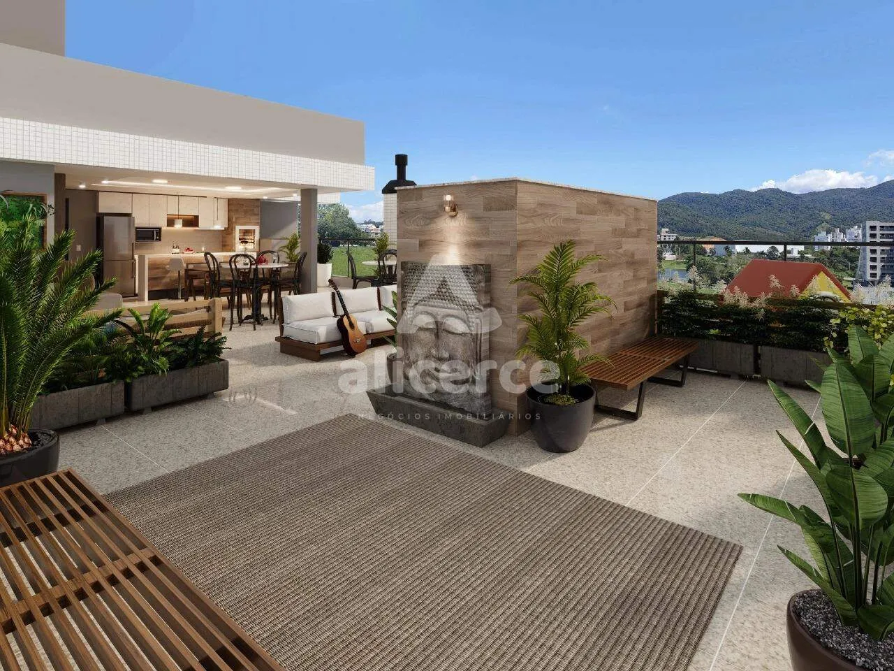 Imagem Apartamento 2 dorm. com suíte, em construção na Pedra Branca - Palhoça - SC