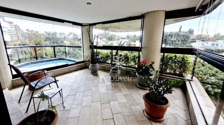 Imagem Apartamento com 4 dormitórios à venda, 380 m² por R$ 2.600.000 - Panamby - São Paulo/SP