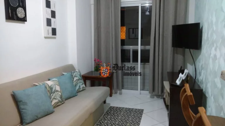 Imagem Apartamento com 1 dormitório à venda, 47 m² por R$ 299.000 - Caiçara - Praia Grande/SP