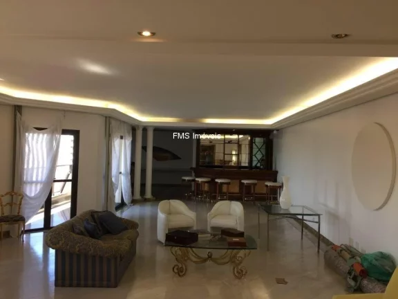 Foto do imóvel Imperdível apartamento de luxo com 4 quartos e 3 suítes no Bosque da Saúde, São Paulo-SP: 590m² de pura sofisticação!