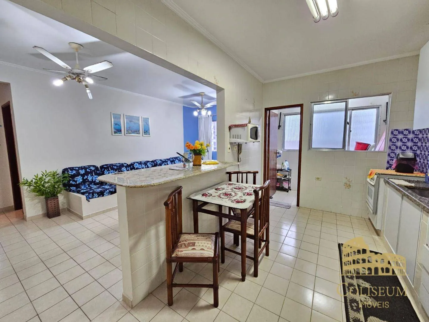 Imagem Apartamento com 1 dormitório à venda, 54 m² por R$ 300.000,00 - Ocian - Praia Grande/SP