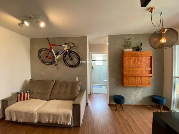 Imagem Apartamento à venda em São Paulo-SP, no Sacomã: 2 quartos, 1 sala, 1 banheiro, 1 vaga, 52m² de área.