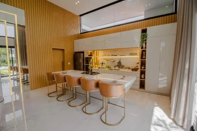 Imagem Casa térrea em condomínio fechado mobiliada e decorada