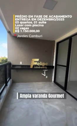 Foto do imóvel NÃO PERCA TEMPO E VENHA CONHECER ESSE NOVÍSSIMO APARTAMENTO DE 03 QUARTOS, SENDO 01 SUÍTE, SOL DA MANHÃ, EM JARDIM CAMBURI, VITÓRIA/ES!