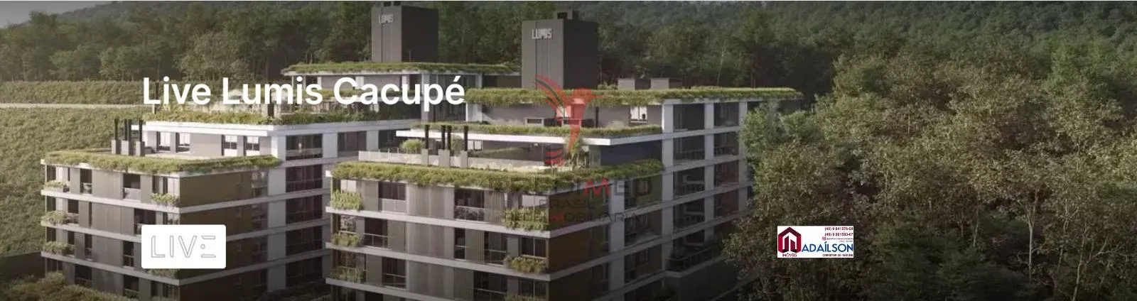 Foto do imóvel Apartamentos à venda no Live Lumis Cacupé Floripa SC em Estrada Haroldo Soares Glavan - Cacupé, Florianópolis - SC