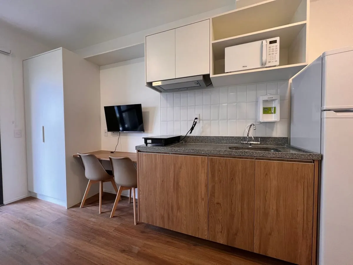 Imagem Apartamento com 1 Quarto para alugar, 24m² - Brooklin