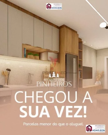 Imagem O Recanto dos Pinheiros 2 é um residencial com 50 apartamentos, de 1 e 2 Dormitórios