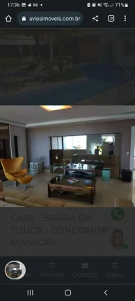 Imagem Casa Triplex Condomínio Mansões Barra da Tijuca