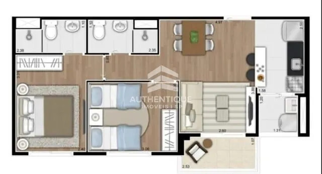 Imagem Aquarela Bela Vista - Apartamento à venda no bairro Bela Vista - São Paulo/SP, Zona Central