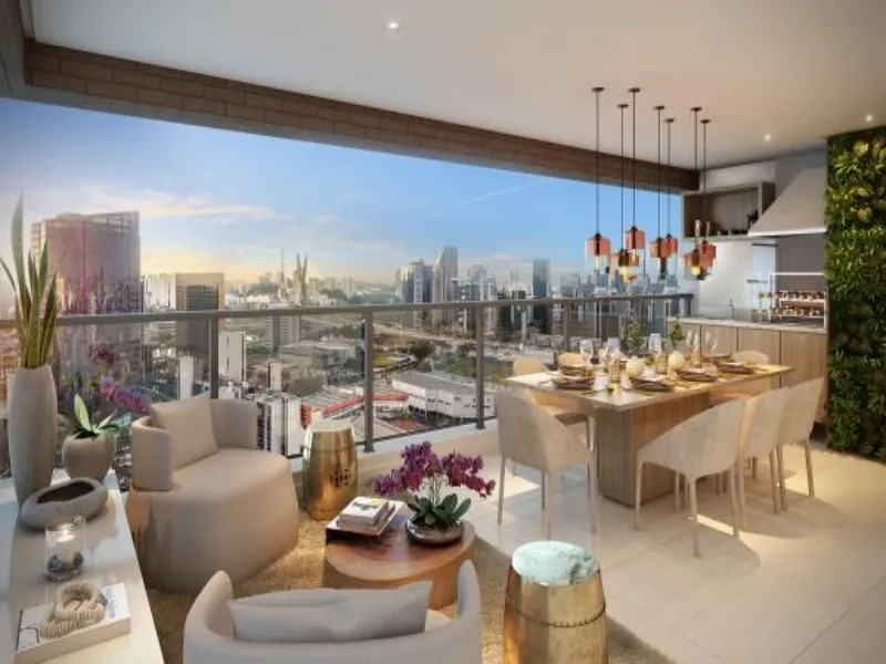 Imagem Apartamento à venda no Condomínio Xpression Brooklin, São Paulo-SP: 3 quartos, 3 suítes, 4 banheiros, 3 vagas na garagem, 130,00 m².