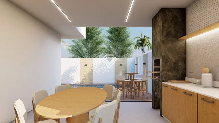 Imagem Casa 4 Suítes, 200 m² c/ Lazer na 505 Sul