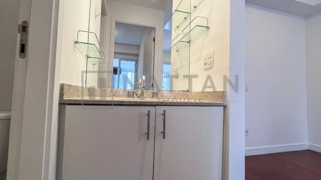 Imagem Apartamento com 1 dormitório para alugar, 50 m² por R$ 4.481,10/mês - Jardim Anália Franco - São Paulo/SP