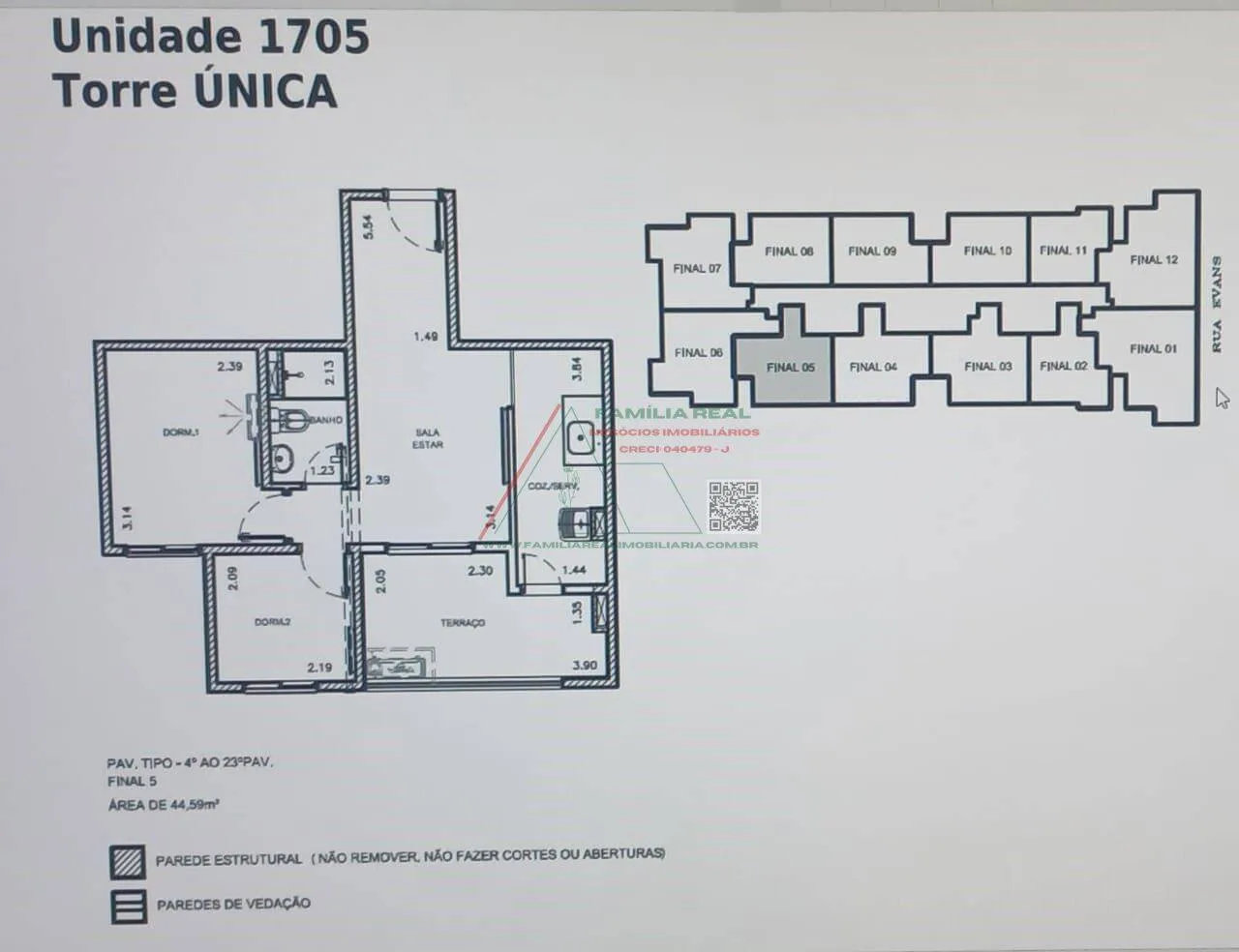 Imagem Apartamento padrão, com 2 Dorms, 1 vaga coberta, a venda, na Vila Esperança