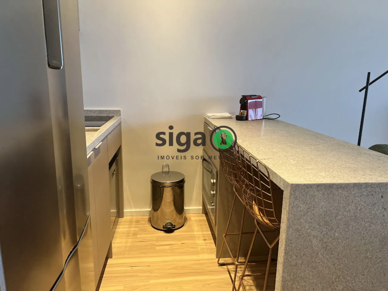 Imagem Apto Mobiliado com 66m² para locação em Pinheiros com 1 suite e 1 vaga