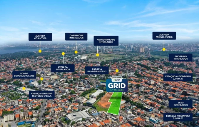 Imagem GRID INTERLAGOS - Apto de 32m², a apenas 4 minutos da Estação Autódromo da CPTM!