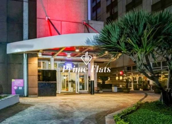 Imagem Flat disponível para venda no Íbis Budget Tamboré, com 13m², 1 dormitório e 1 vaga de garagem