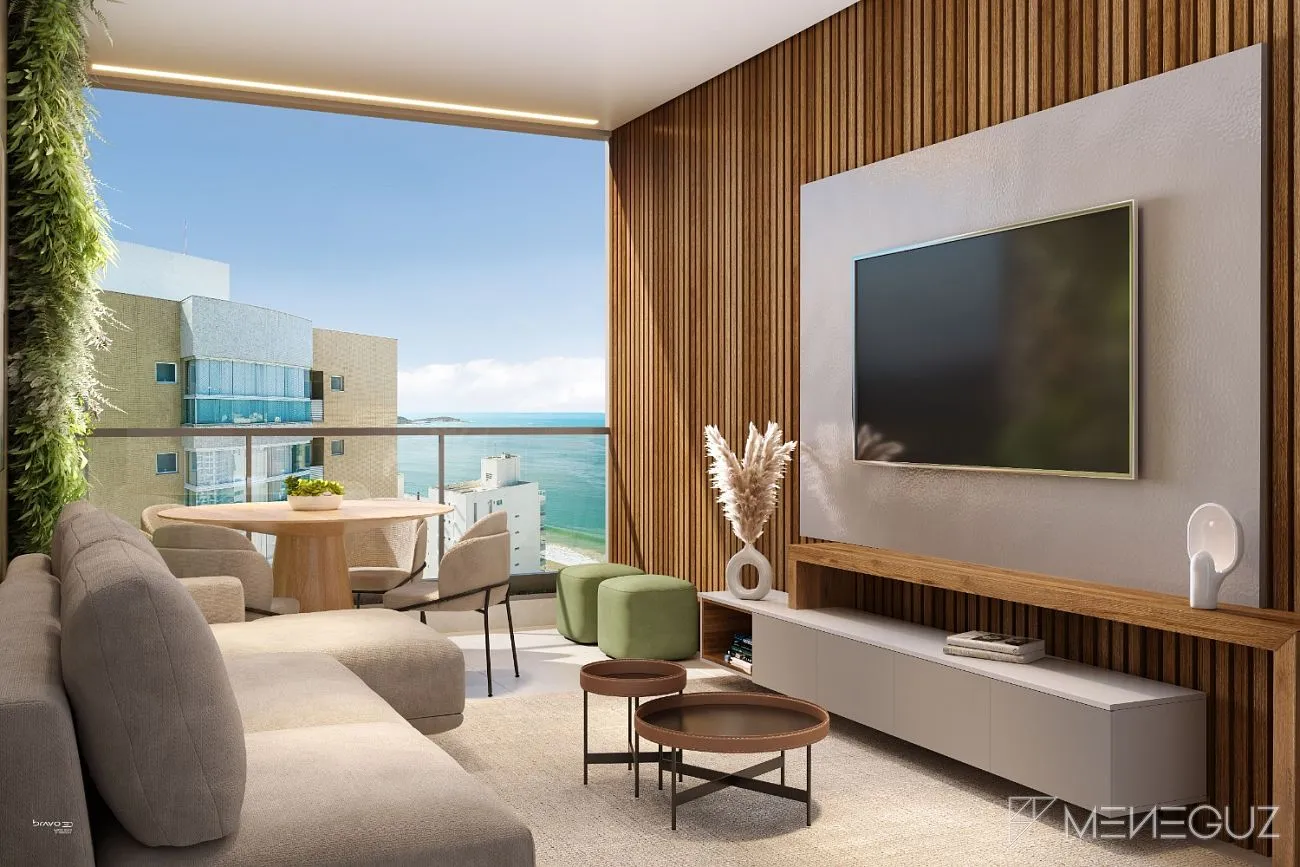 Imagem Lançamento na Praia do Morro, apartamentos de 2 e 3 quartos com vista mar, e lazer completo