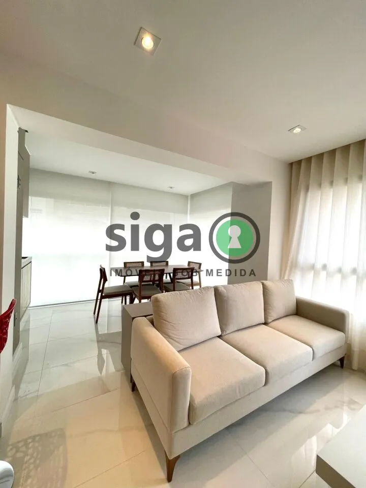 Imagem Apartamento no Jardim América com 70m², 2 quartos sendo 1 suite, para Locação, Mobiliado ,1 vaga