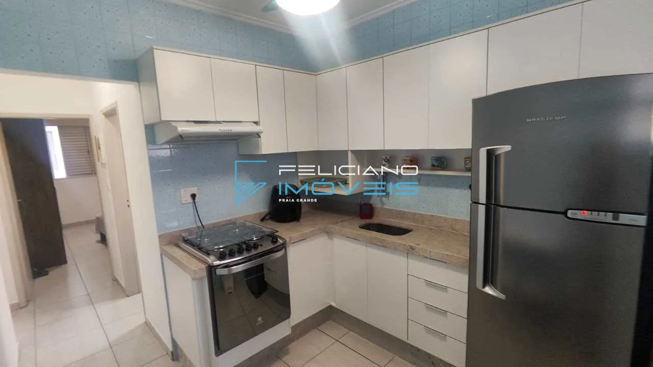 Imagem Apartamento com 2 quartos, Guilhermina, Praia Grande - R$ 325 mil, Cod: 7433