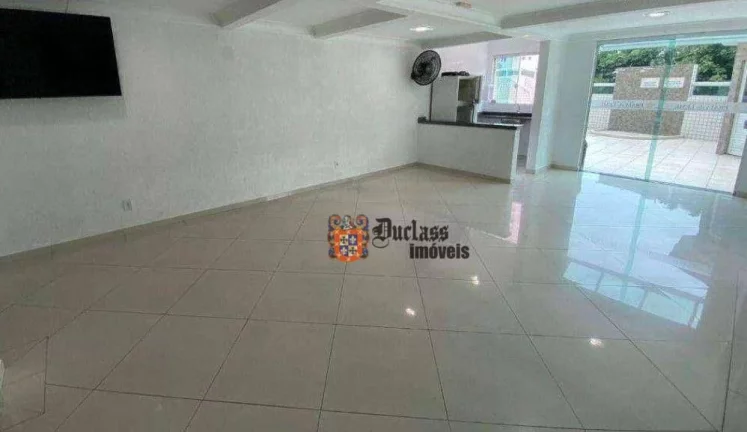 Imagem Apartamento com 2 dormitórios à venda, 72 m² por R$ 450.000 - Guilhermina - Praia Grande/SP