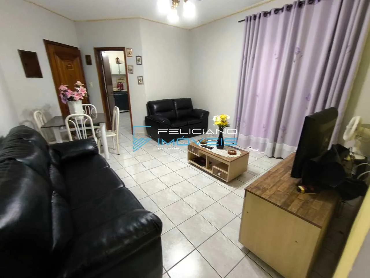Imagem Apartamento com 2 quartos, Guilhermina, Praia Grande - R$ 450 mil, Cod: 7432
