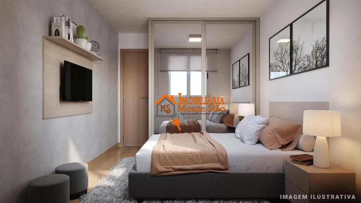 Imagem Apartamento com 2 dormitórios à venda, 37 m² por R$ 246.000 - Vila Nova Bonsucesso - Guarulhos/SP