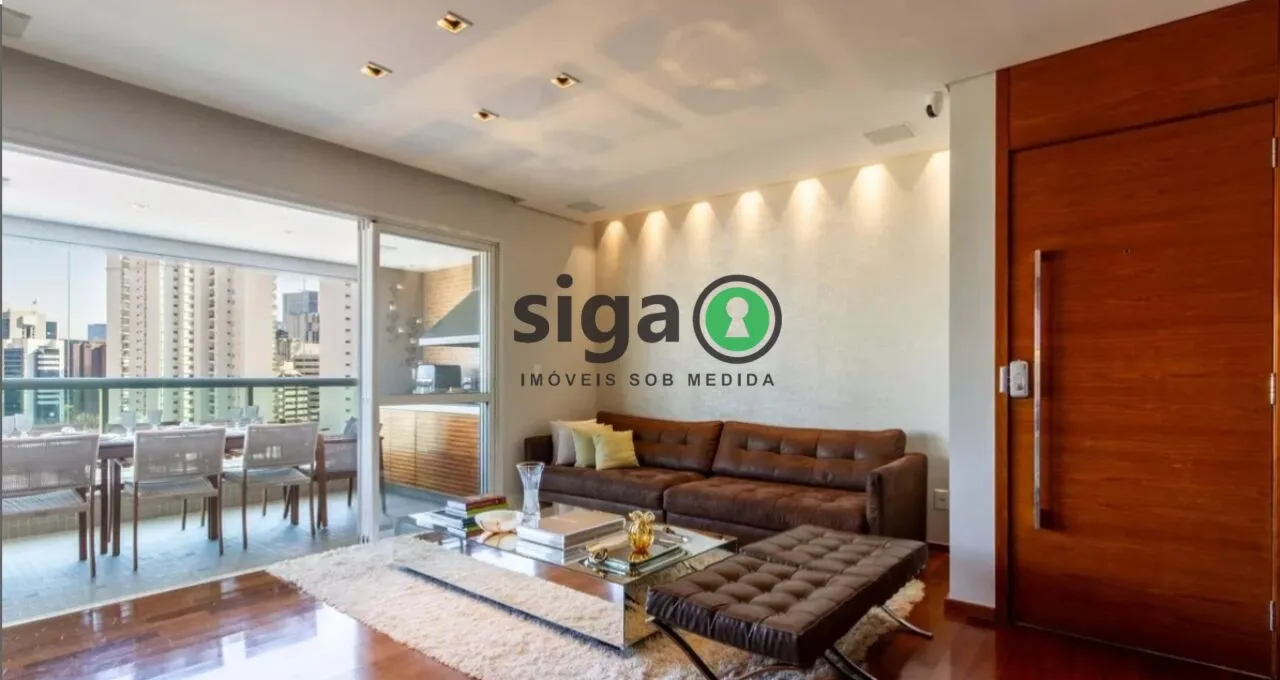 Imagem Apartamento à Venda no Brooklin - 131m² - 3 Suítes - 3 Vagas - Lazer Completo