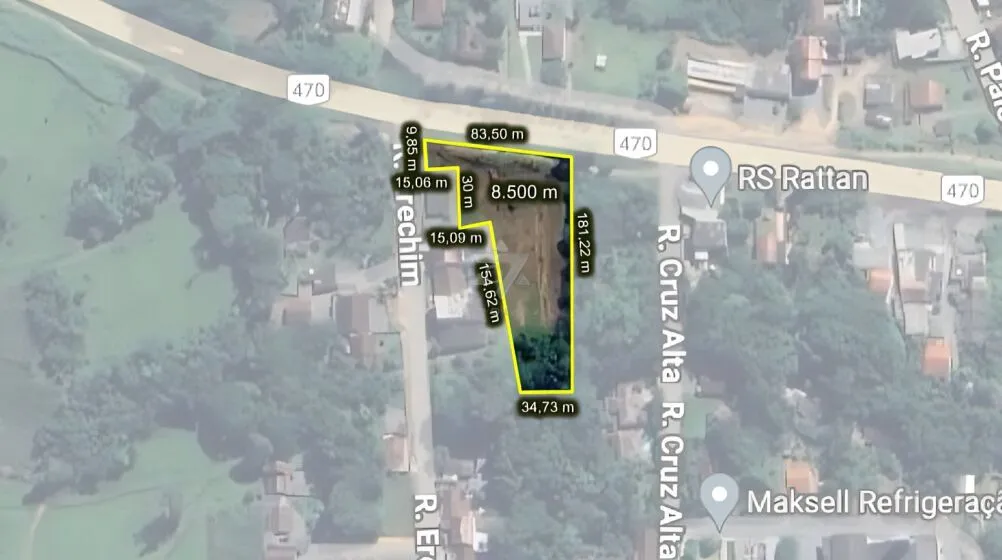 Imagem Área Industrial na BR 470: 8.500 m de Grandes Possibilidades!
