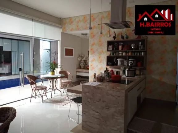 Imagem VENDE CASA COM 4 SUÍTES NO JARDIM AQUÁRIUS, 400 M² DE ÁREA CONSTRUIDA