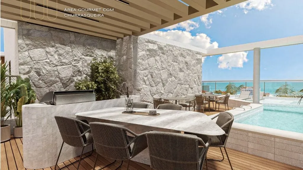 Imagem Apartamento com 2 dormitórios à venda, 44 m² por R$ 406.249,00 - Recanto do Poço - Cabedelo/PB