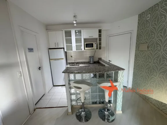 Imagem Apartamento à venda ou aluguel em Pinheiros, São Paulo-SP: 1 quarto, 1 sala, 1 banheiro, 1 vaga de garagem, 30m².