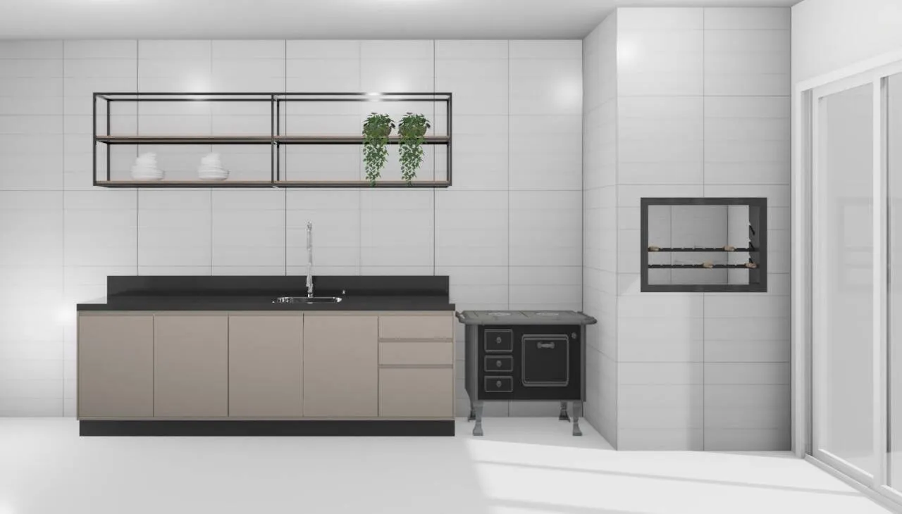 Imagem Casa Mobiliada à venda em Cascavel, Loteamento Colina Dourada - 140m²
