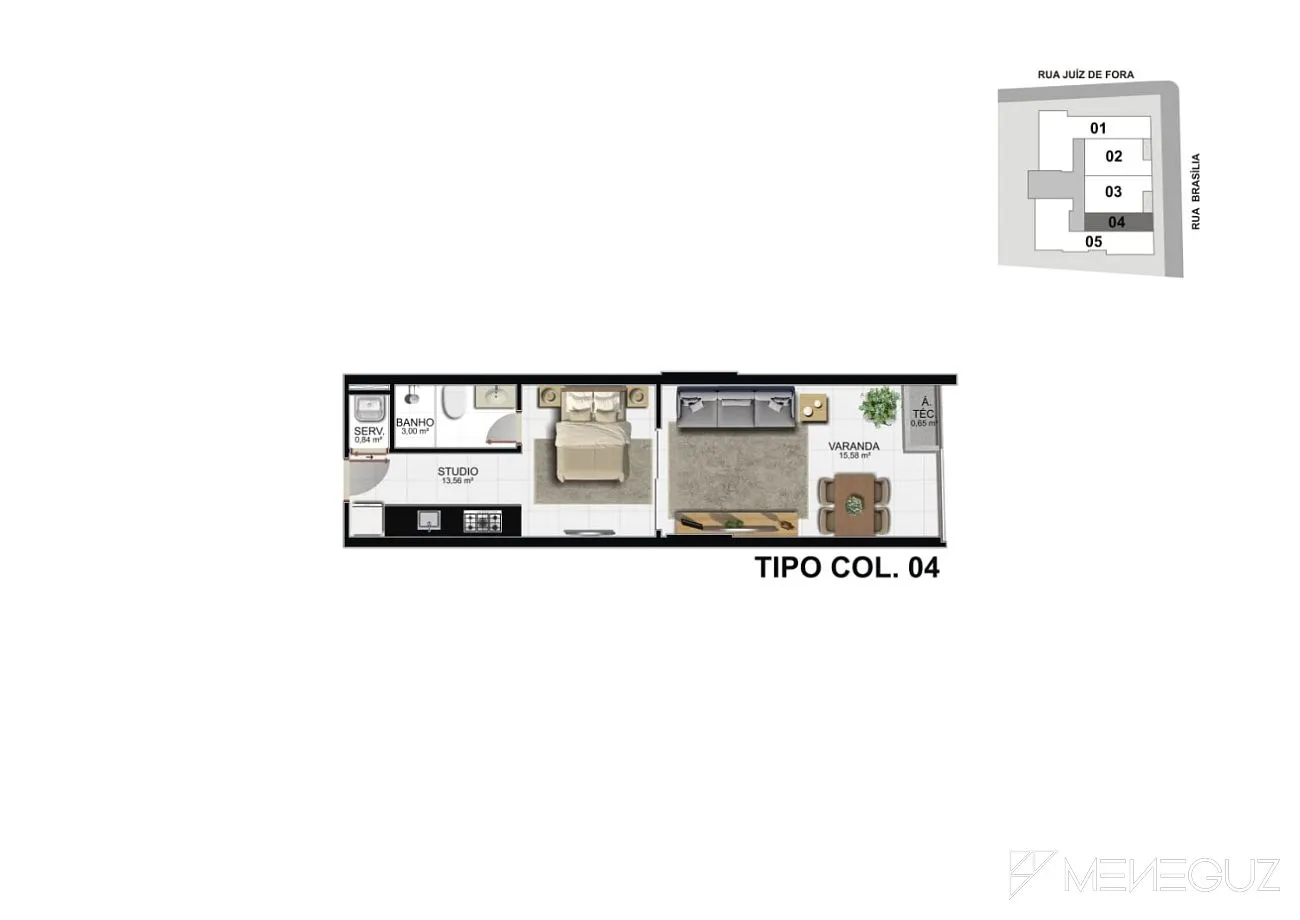 Imagem Apartamento 3 quartos a venda de frente total mar, parcelado direto