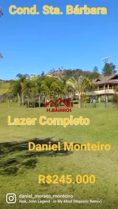 Imagem Terreno 1.150 m2 à Venda - Condomínio Santa Bárbara Jambeiro