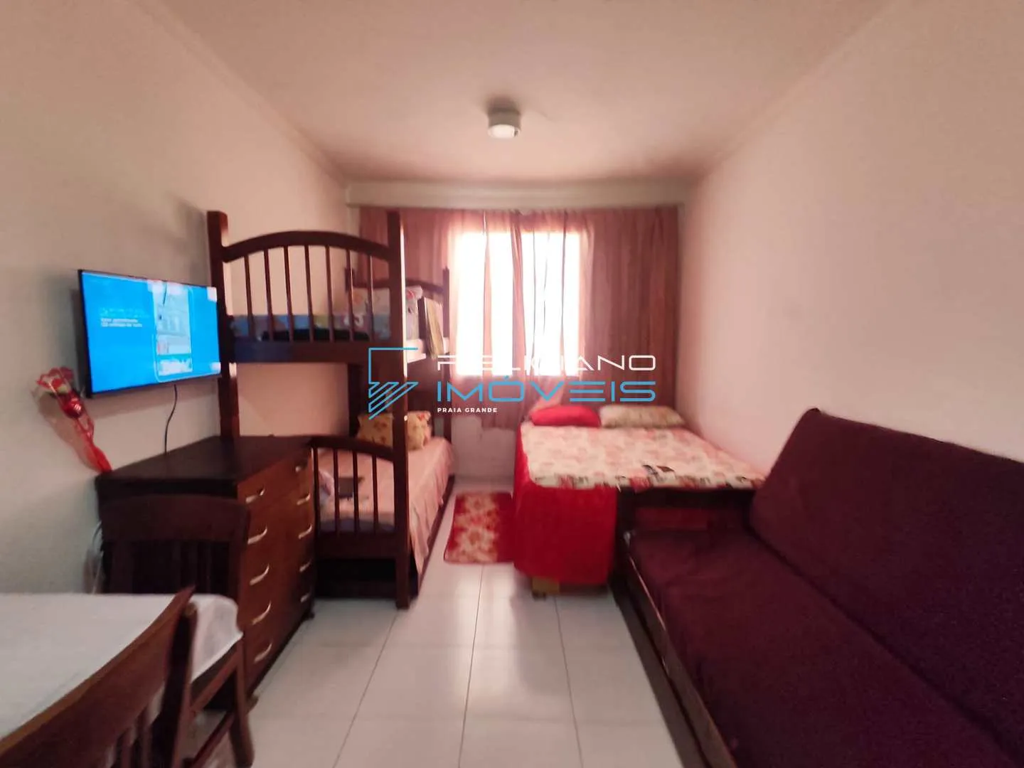 Imagem Kitnet com 1 quarto, Mirim, Praia Grande - R$ 244 mil, Cod: 5218
