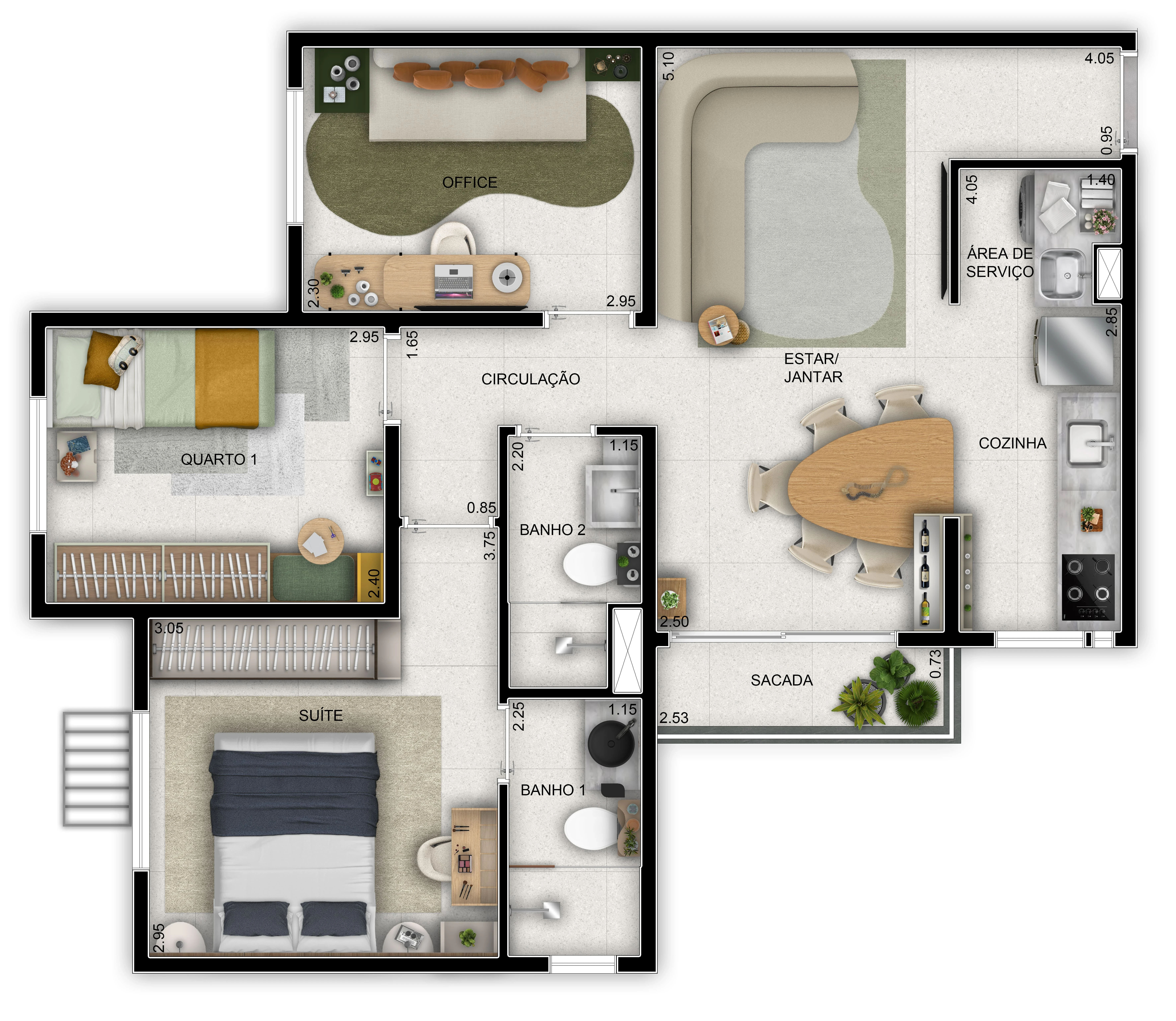 Imagem Apartamento com 2 Quartos à Venda, 43 m² em Vila Americano do Brasil - Goiânia