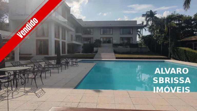 Foto do imóvel JÁ FOI VENDIDO - Casa luxuosa com 5 suítes, mobiliada e climatizada, de fundo para o lago do Condomínio Fazenda Vila Real de Itu SP