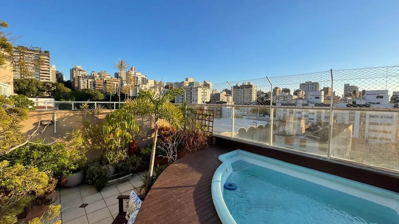 Imagem Cobertura duplex com piscina privativa, lareira e vista exclusiva