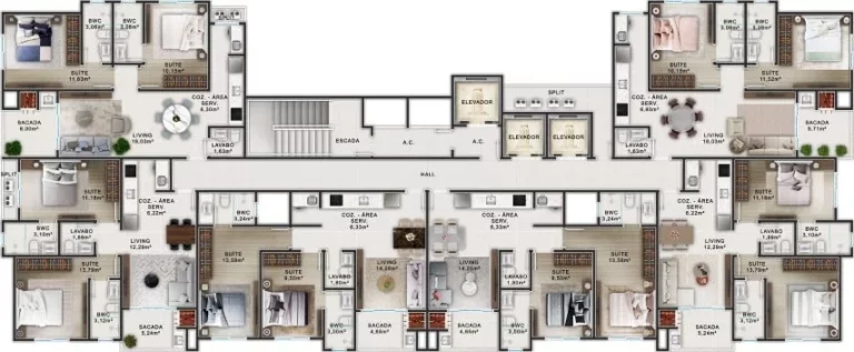 Imagem Selent Forest Residence - Apartamento à venda no bairro Morretes - Itapema/SC