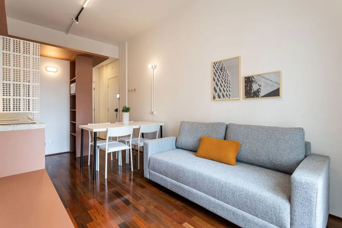 Imagem Apartamento com 1 Quarto para alugar, 35m² - Santa Cecília