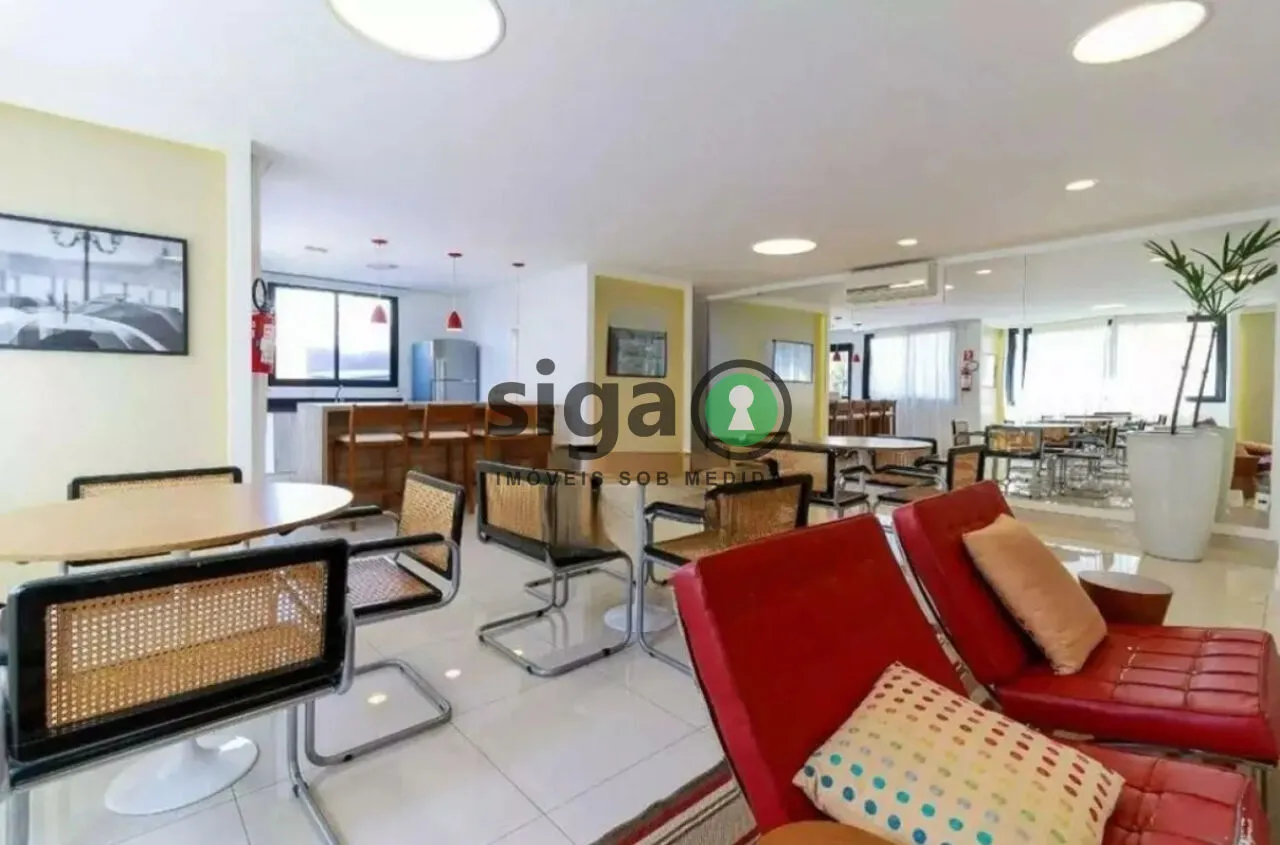 Imagem Apartamento no Brooklin com 1 quarto e 1 vaga - 32m² - Venda e Locação