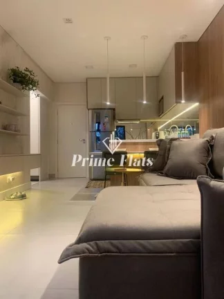 Imagem Flat disponível para venda no Le Bougainville, com 56m², 1 dormitório e 1 vaga de garagem