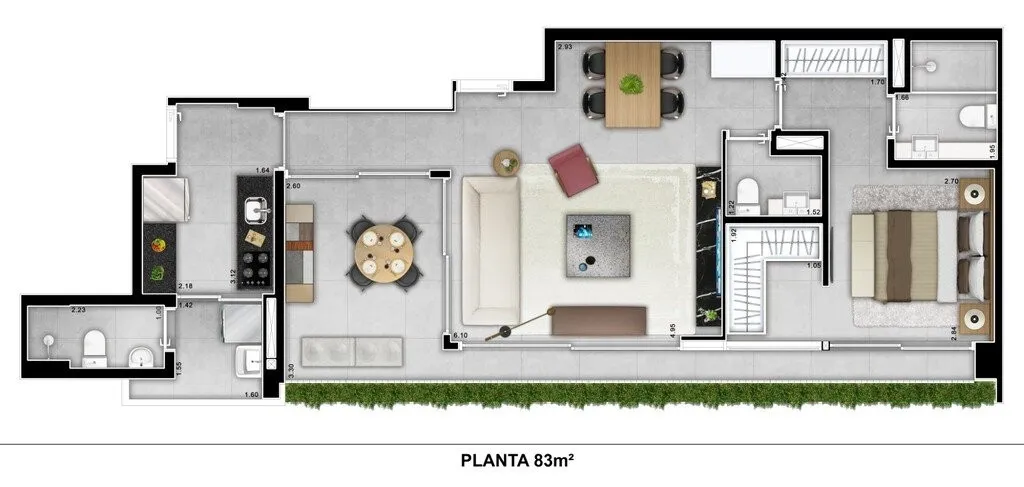 Imagem Varanda Cidade Jardim São Paulo, apartamento 3 quartos em Cidade Jardim São Paulo SP, apartment in São Paulo Brazil, apartamento de luxo em São Paulo