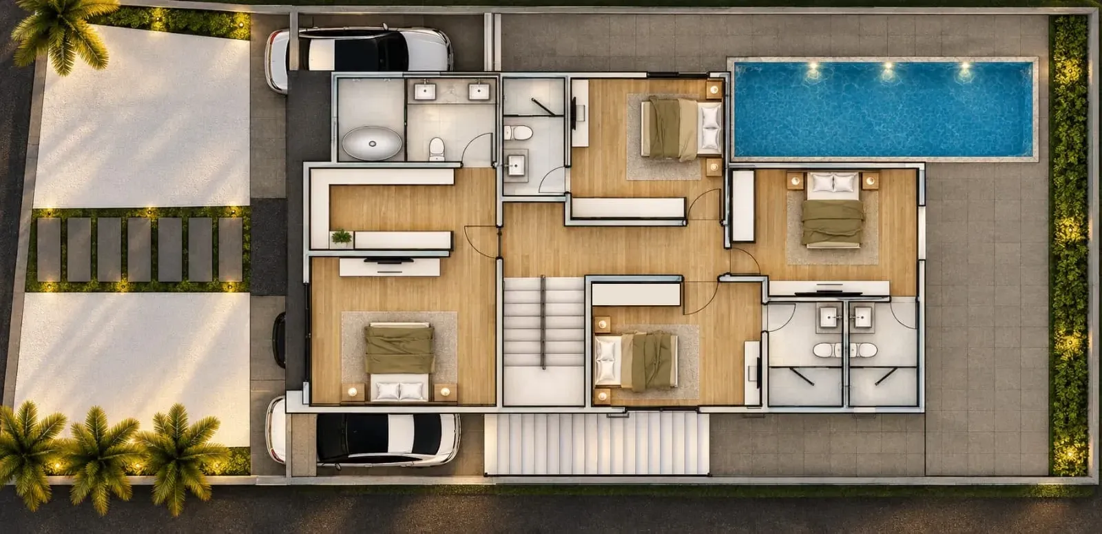 Imagem Casa de Condomínio com 4 Quartos à Venda, 303,45 m² em  - 